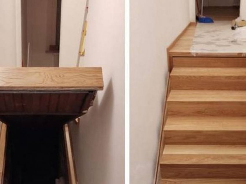 Zbulimi i ‘birucës’ në shtëpi: Pasi i ngrenë shkallët lart gjetën një dhomë të fshehtë