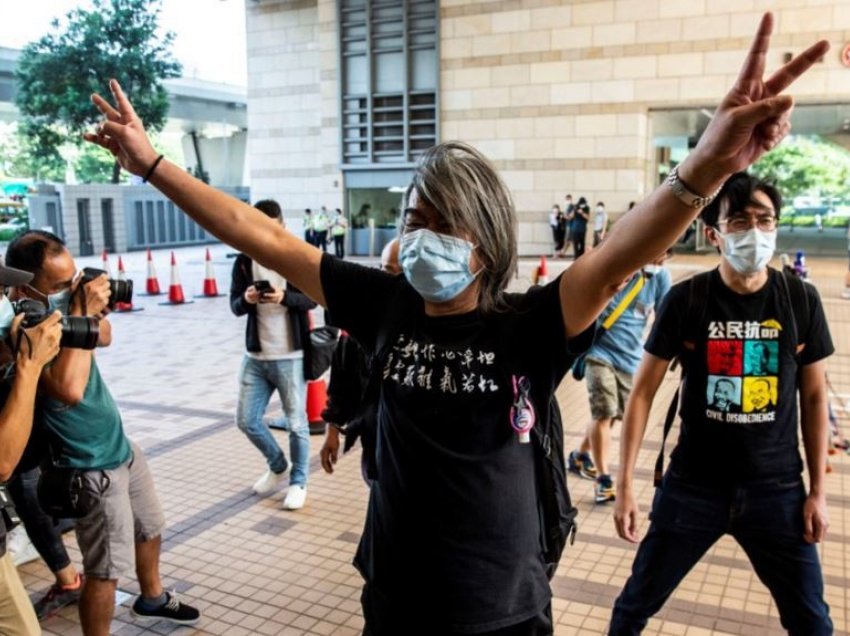 Tetë të arrestuar në Hong Kong për protestë të paautorizuar