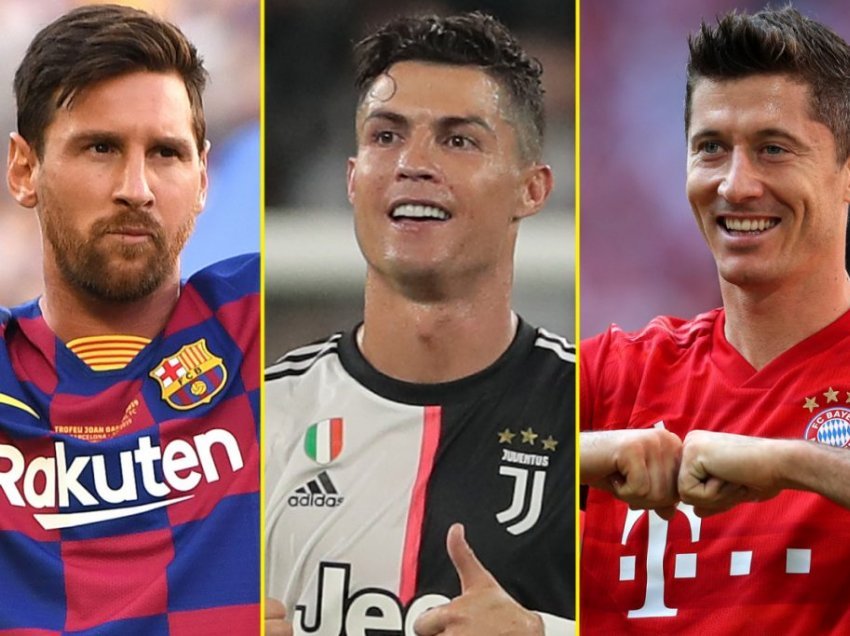 Messi, Ronaldo dhe Lewandowski, tre finalistët e futbollistit të vitit nga FIFA