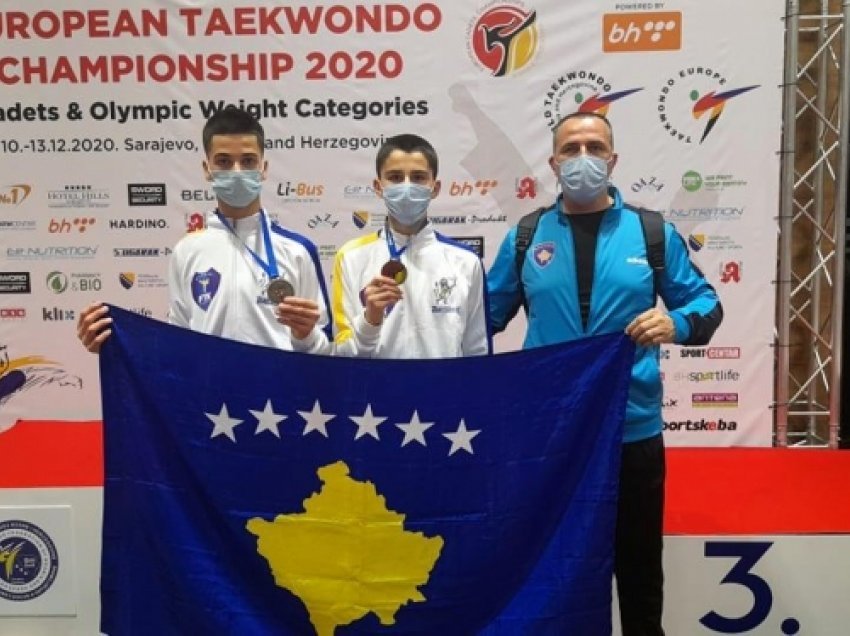 ​KOK: Dy medalje evropiane për taekwondistët e rinj