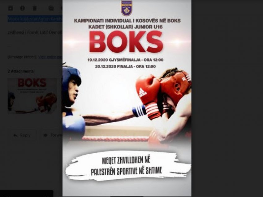 ​FboxK organizon Kampionatin Individual të Kosovës në boks