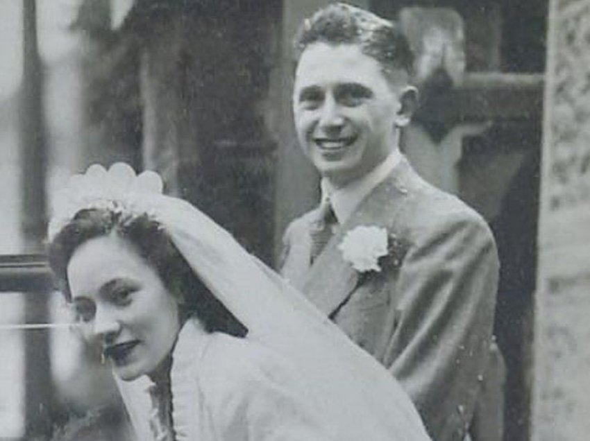 Çifti anglez feston 72 vjetorin e martesës