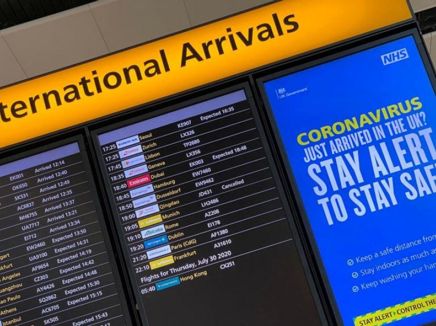 SHBA mund t’u kërkojë udhëtarëve të më shumë vendeve testin e COVID-it
