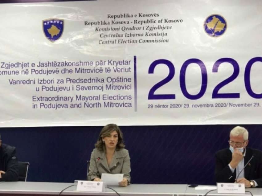 ​Deri në ora 15:00 në Podujevë votuan 29.76 %, në Mitrovicën e Veriut 30.3 %