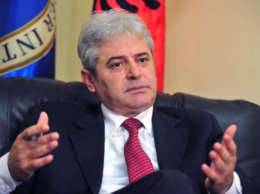 Ali Ahmeti uron fitoren e kandidatit të tyre për komunën e Pllasnicës