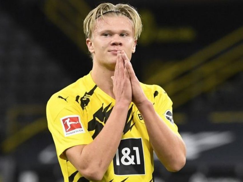 Dortmundi i vendos çmim të çmendur Haalandit 