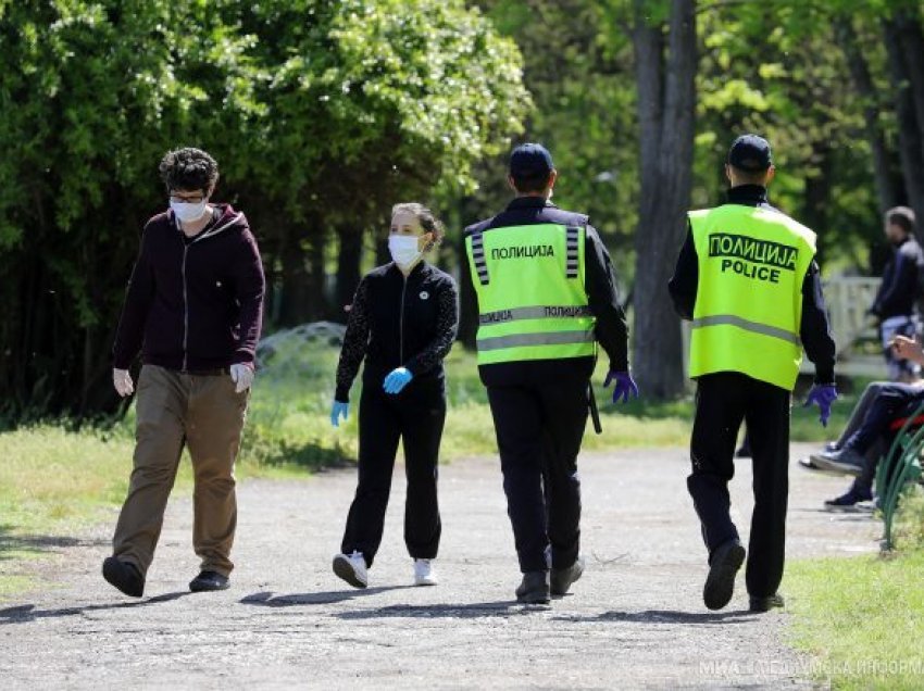 MPB Maqedoni: 30 shkelje të orës policore dhe 494 gjoba për mosmbajtje të maskave