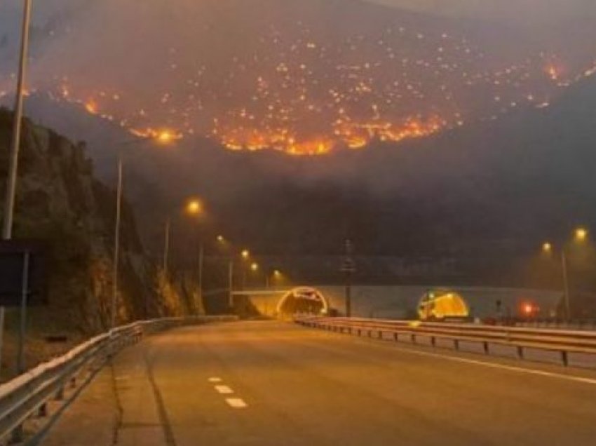 Si u shmang katastrofa e zjarrit në autostradën Shqipëri-Kosovë