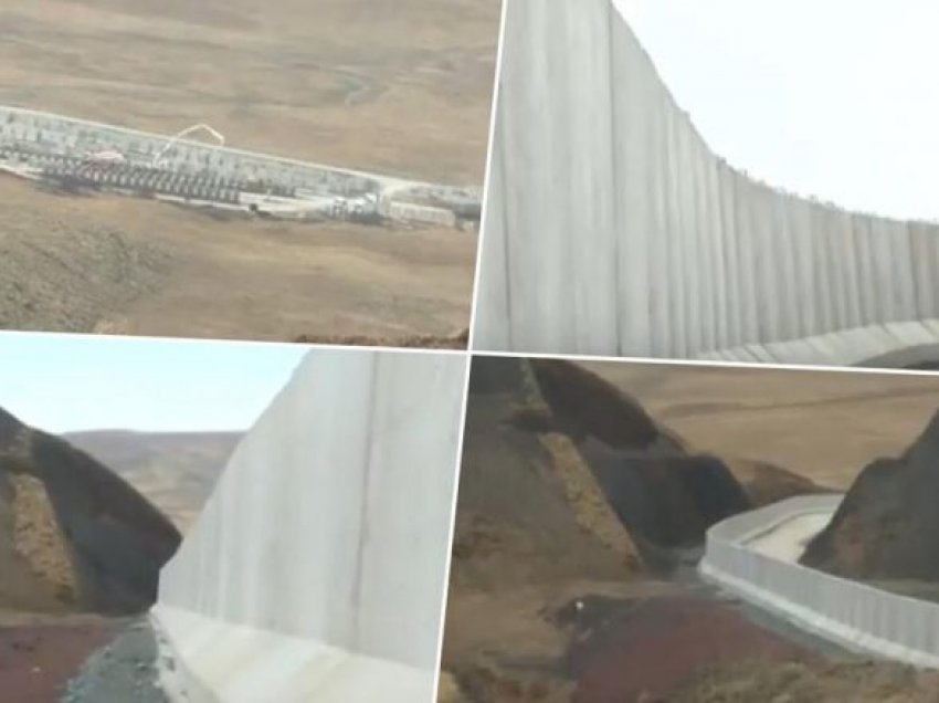 Ja si duket murin gjigant i ndërtuar nga Turqia, për të penguar emigrantët afganë