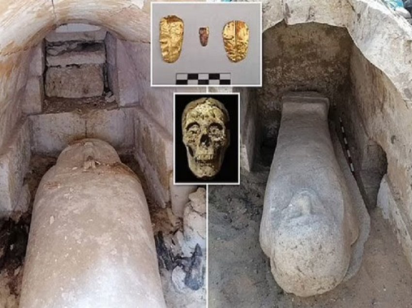 Gjenden mbetjet e një burri dhe një gruaje që u varrosën me gjuhë të artë 2500 vjet më parë