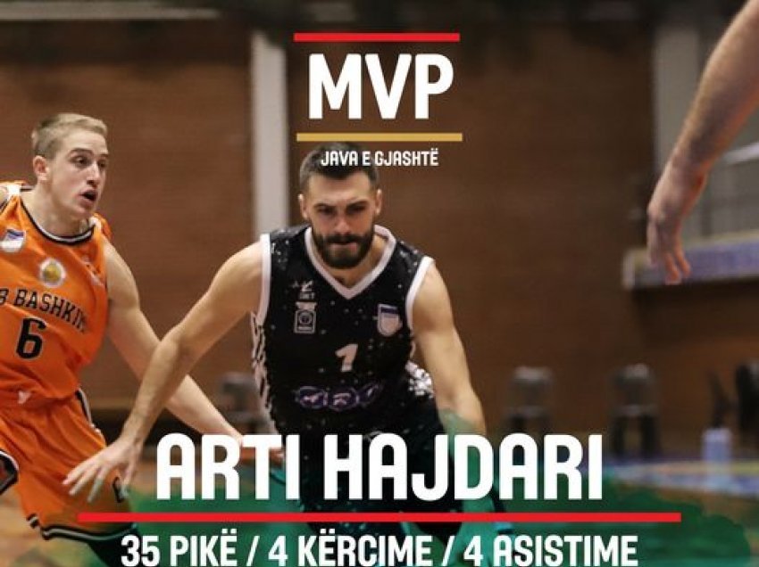 Arti Hajdari, MVP në Ligën Unike