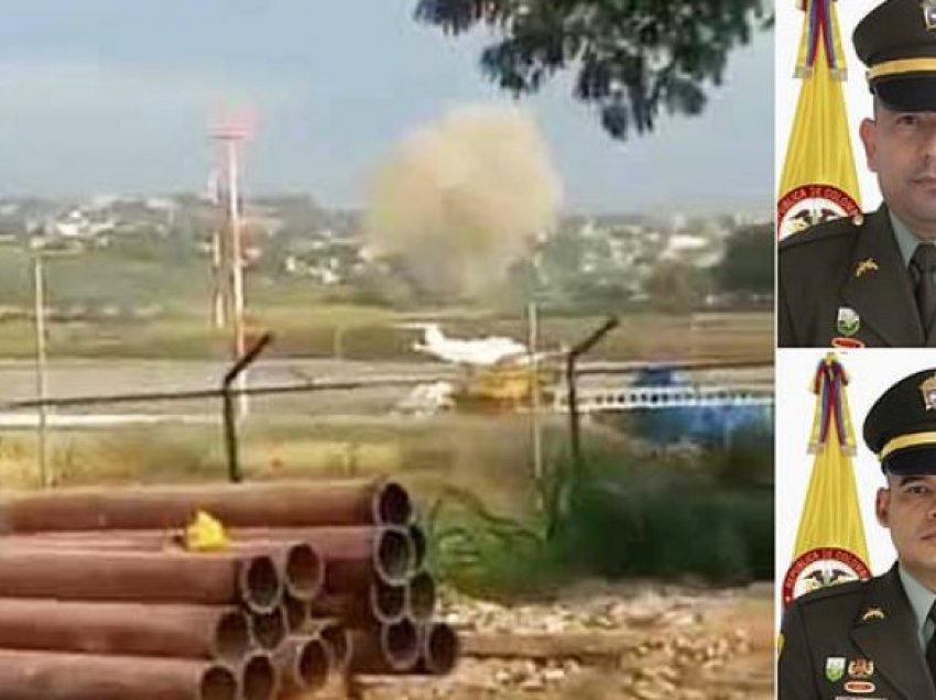 Momenti kur shpërthen bomba e një terroristi në aeroportin e Kolumbisë që la të vdekur dy policë