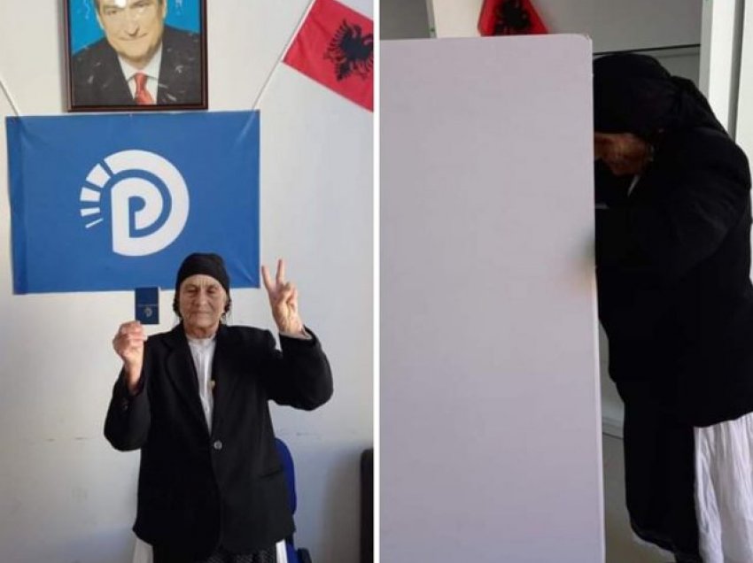 75-vjeçarja voton PRO shkarkimit të Bashës, me dy gishtat lart