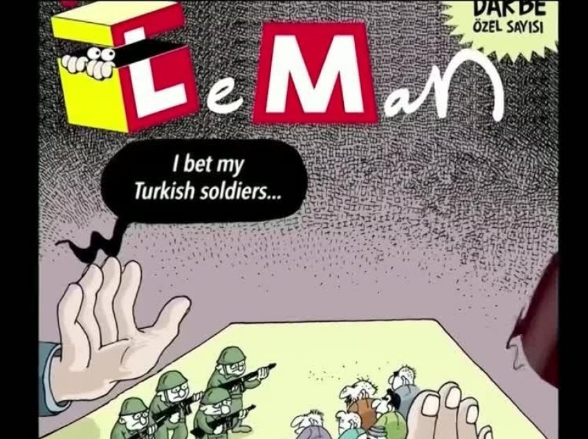 Gjendja e lirisë së shtypit në Turqi; situata e karikaturistëve politikë