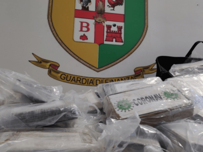 Kokainë me logon “koronavirus”, arrestohet shqiptari në Itali