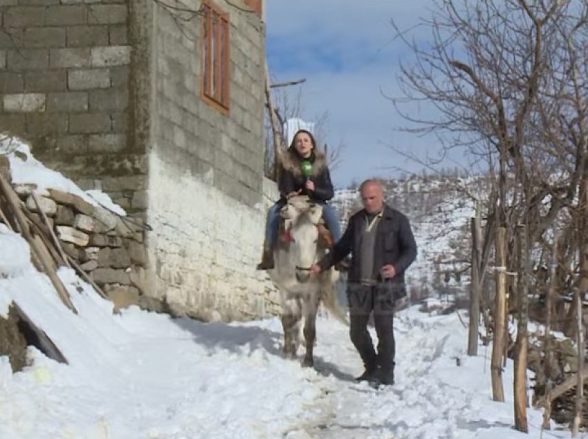 Dimri dhe dëbora shton varfërinë/ Udhëtimi 22 kilometra larg Tiranës, në Xibër-Murrizë të Klosit