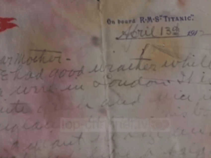 Letra që u gjet në anijen e Titanikut sot po çmend botën