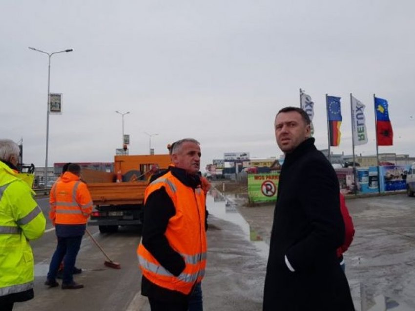 Abrashi: S’do të ketë më vërshime të bizneseve në rrugën Nacionale Prishtinë-QMI
