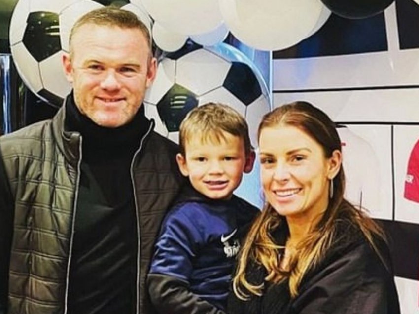 Rooney me bashkëshorten i festojnë ditëlindjen e 5-të djalit të tyre