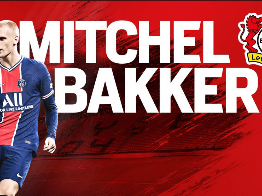 Mitchell Bakker i bashkohet Leverkusen