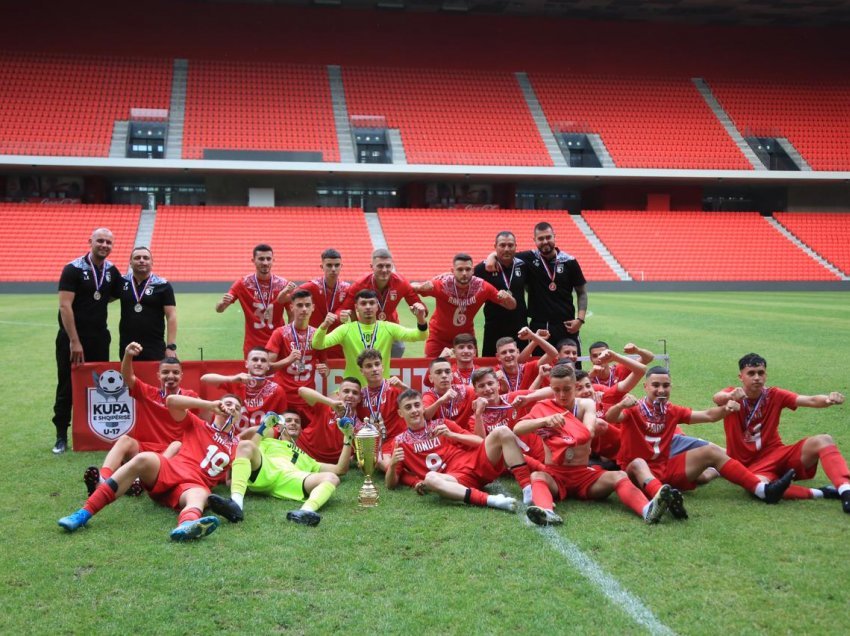 Akademia e Futbollit fiton Kupën e Shqipërisë U-17