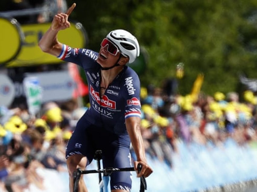 Mathieu Van der Poel fiton etapën e dytë të ‘Tour de France’, rrëmben fanellën e verdhë
