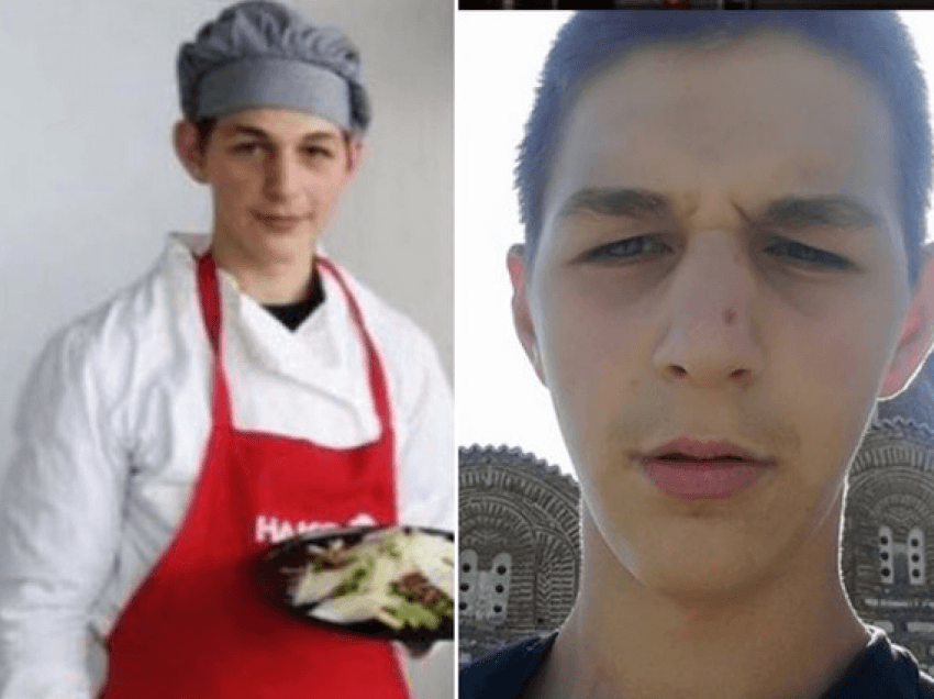 Dita e parë dhe e fundit: Publikohet foto e 20 vjeçarit të vrarë i veshur si shef kuzhine