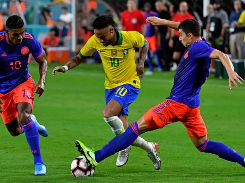 Kolumbia mban në ajër Neymar&Co