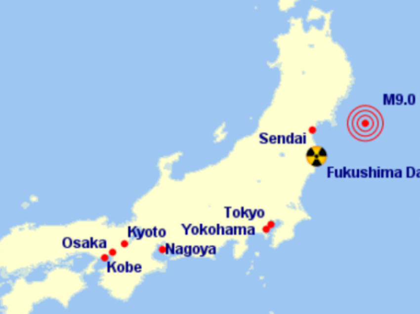 Tërmet i fuqishëm prej 7 shkallësh në Japoni