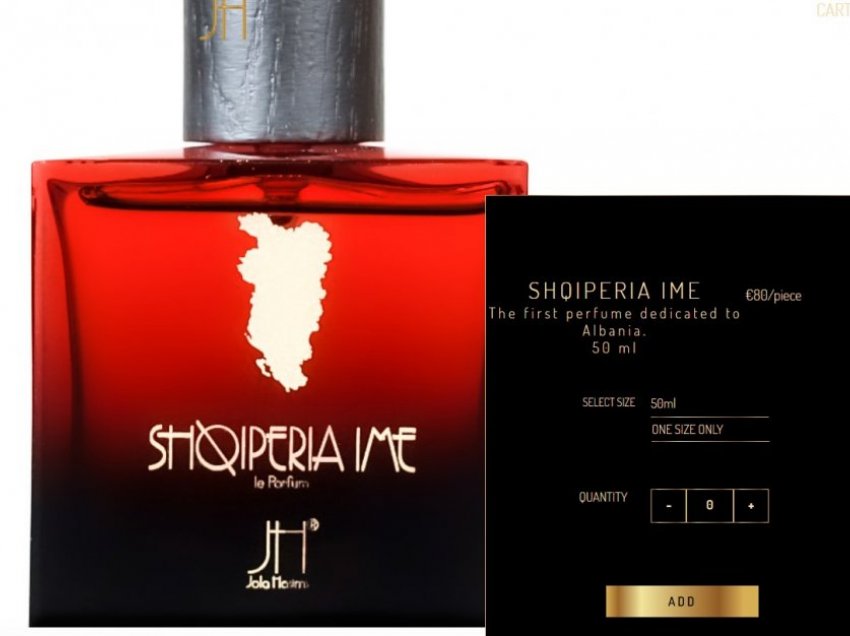 Versioni i ri i parfumit të markës “Shqipëria ime” kushton 80 euro