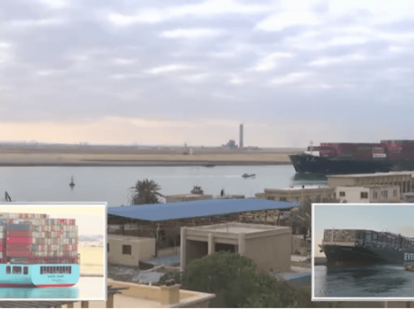 Dhjetra transportuese vërshojnë në Kanalin e Suezit pas hapjes së kalimit nga Ever Given