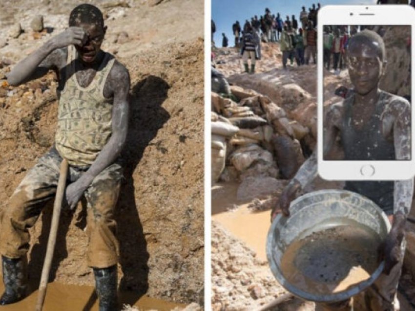 Ja çfarë heqin minatorët në Afrikë për të nxjerrë material për iPhone