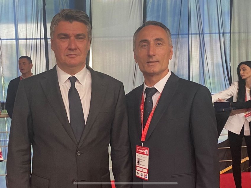 Presidenti i Komitetit Olimpik të Kosovës, ka takuar sot presidentin e Kroacisë