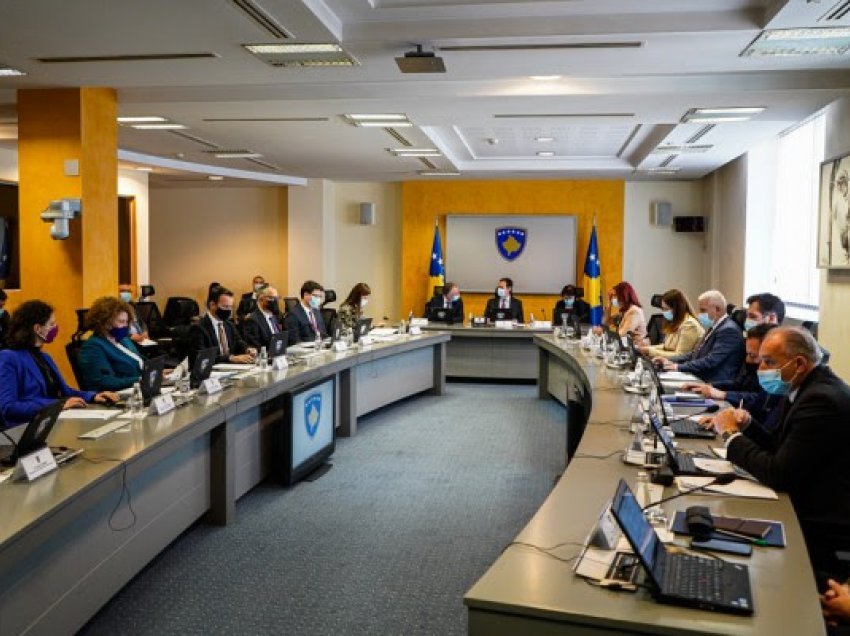 Mblidhet sot Qeveria e Kosovës