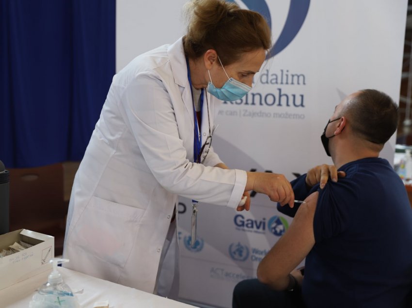 Rreth 63 mijë mijë persona të vaksinuar në Kosovë deri sot