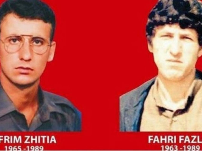 32-vjet nga rënia e dëshmorëve Afrim Zhitia dhe Fahri Fazliu