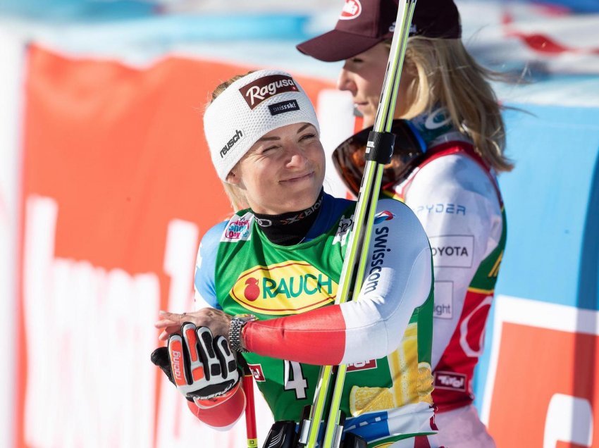 Gruaja e Valon Behramit, iu prin skiatoreve të Zvicrës
