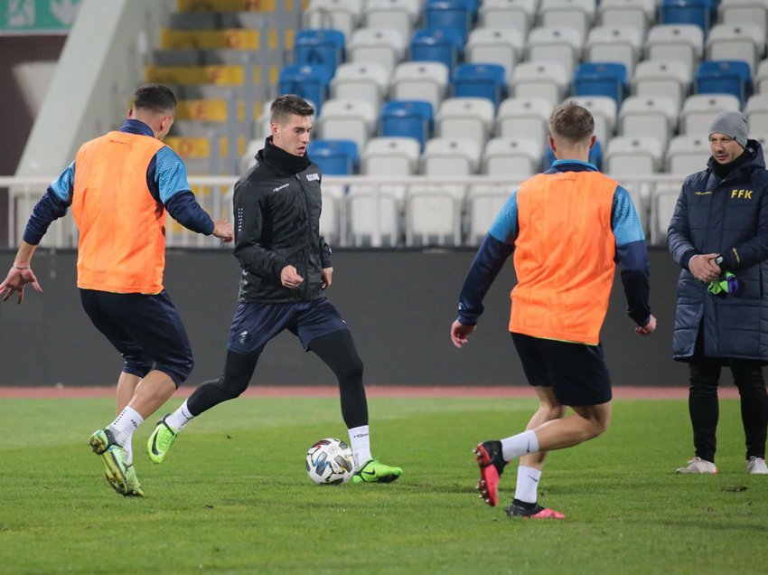 Kosova U21 zhvillon stërvitjen e fundit para ndeshjes me Shqipërinë U21