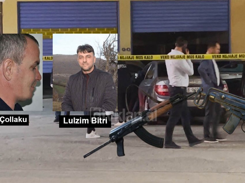 Këto armë u gjetën brenda makinës së vrasësve në Elbasan