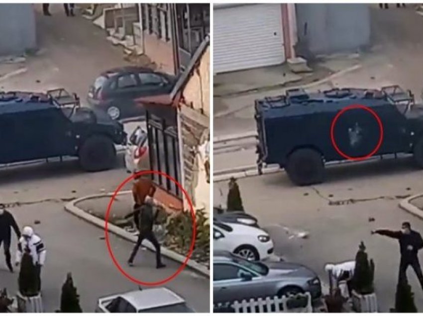 Huliganët serbë sulmojnë me gurë automjetet e policisë në veri të Mitrovicës