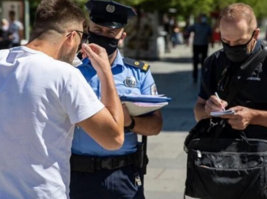 Policia shqipton mbi 400 gjoba për mosrespektim të masave antiCOVID