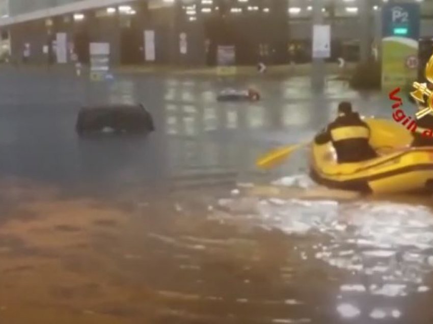 Dhjetëra të shpëtuar pas përmbytjeve në Milano