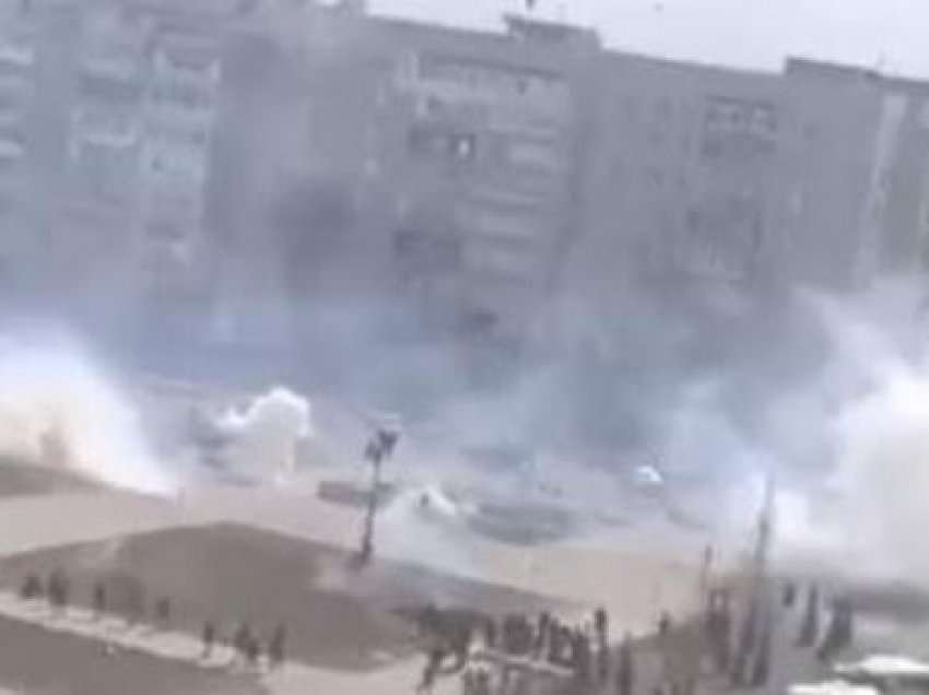​Protesta e granatuar nga rusët në qytetin bërthamor