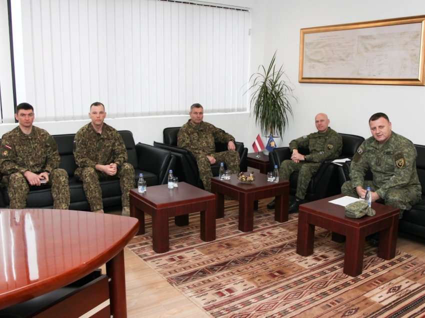 Gjeneral Jashari priti në takim Shefin e Mbrojtjes të Republikës Letonisë, Gjenerallejtënant Leonīds Kalnins