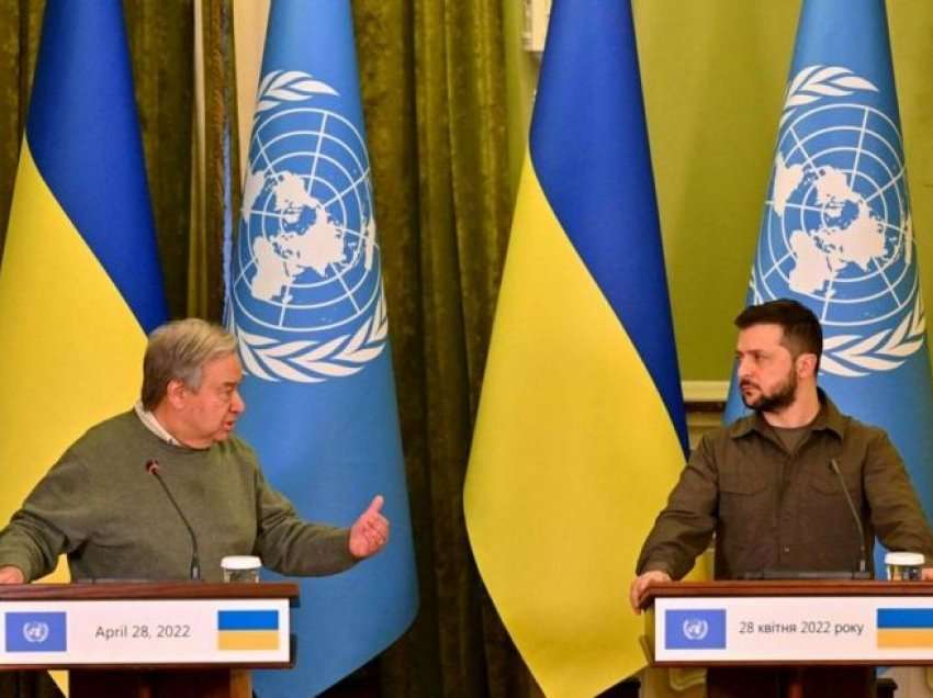 Ukrainë: Sulmi rus gjatë vizitës së Guterresit në Kiev, akt barbar