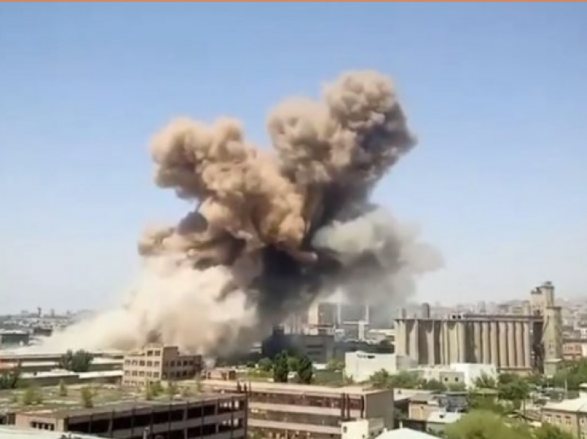 Shpërthim i fuqishëm në një qendër tregtare në Armeni, dyshohet për disa të vdekur