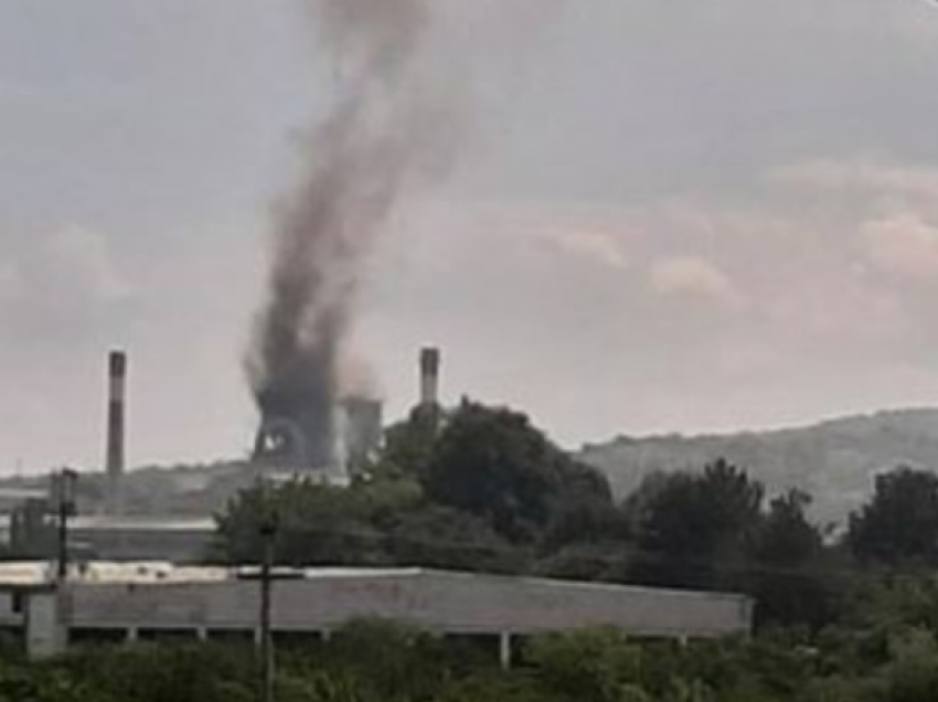 Është lokalizuar zjarri që shpërtheu në fabrikën e çimentos në Shkup