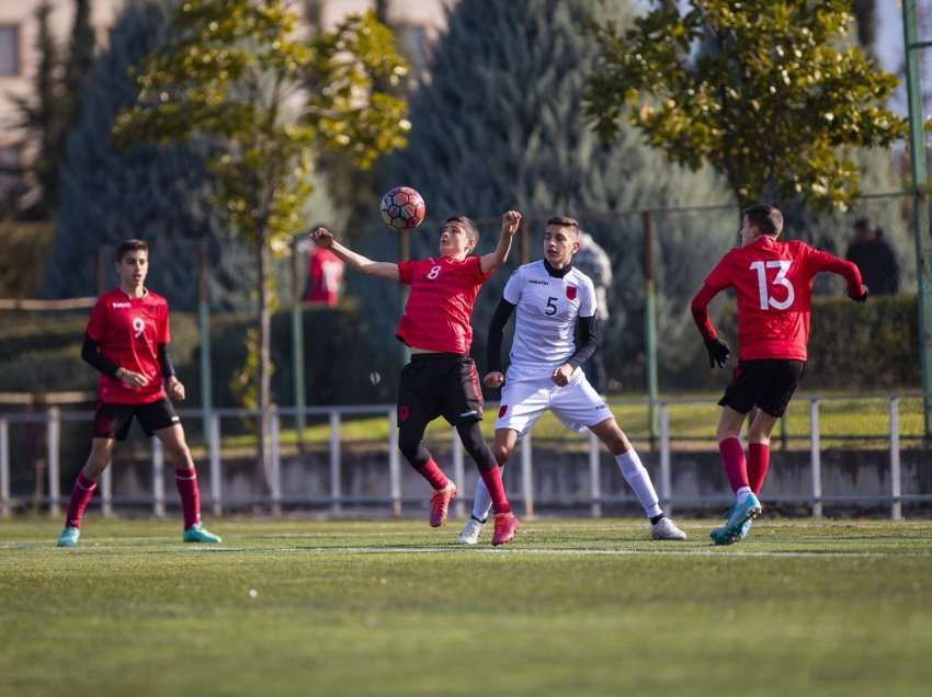 Kombëtarja U-16 zyrtarizon dy miqësore kundër Malit të Zi