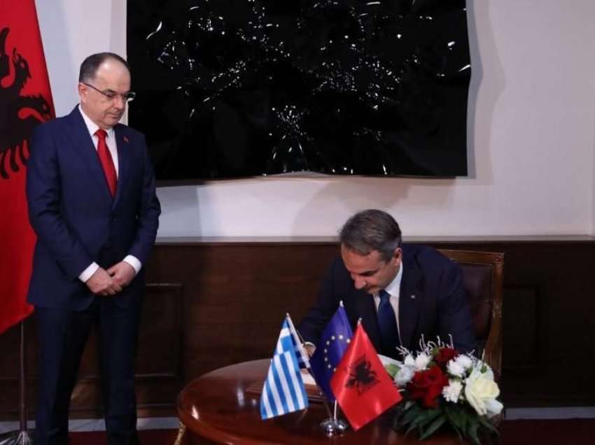  Marrëveshja me detin/ Presidenti Begaj pret në takim kryeministrin e Greqisë