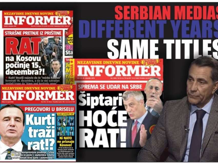 Eksperti i sigurisë tregon qëllimin e mediave serbe: Propaganda që financohet jo vetëm nga Serbia, por edhe nga Rusia